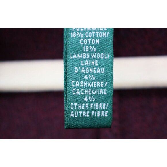 Lauren Ralph Lauren Sleeveless Open Front Cardigan-Lamb's Wool Cashmere-S-NWT - Picture 7 of 13